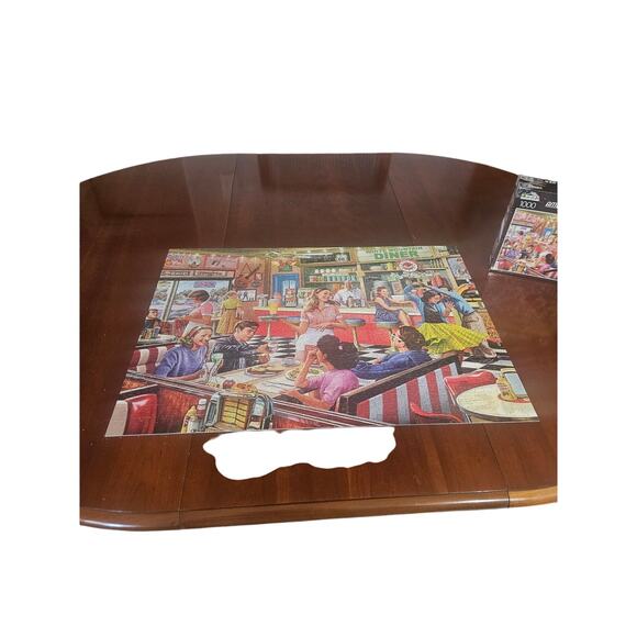 White Mountain American Diner Puzzle 1000 pieces - Picture 1 of 3
